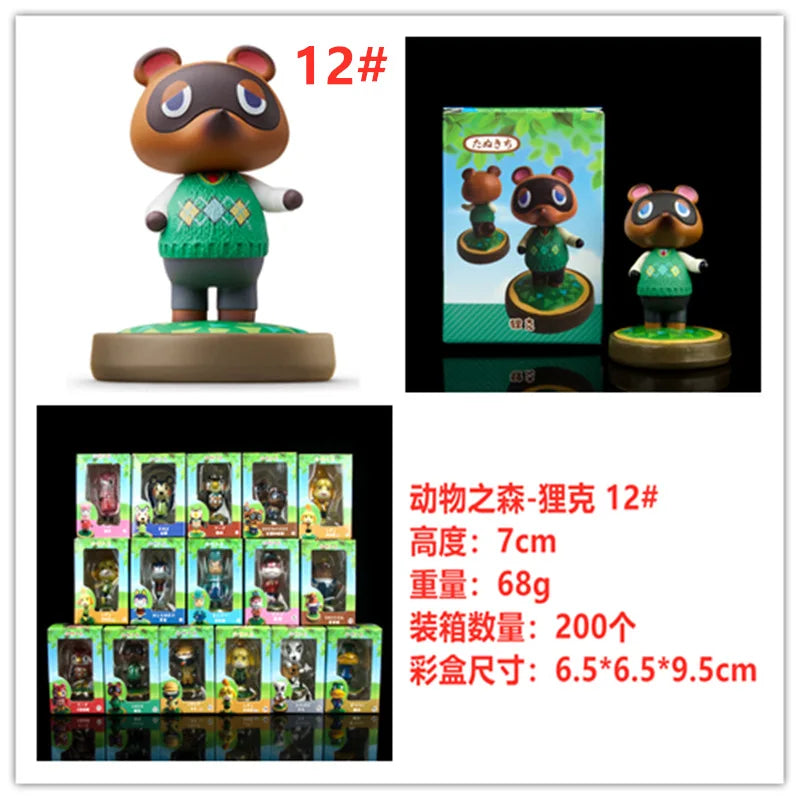 16th Edition Animal Crossing Friends Friendship Family Portrait Figure Set - Shiri Hikari Game Anime Figure Set Good Vibrations