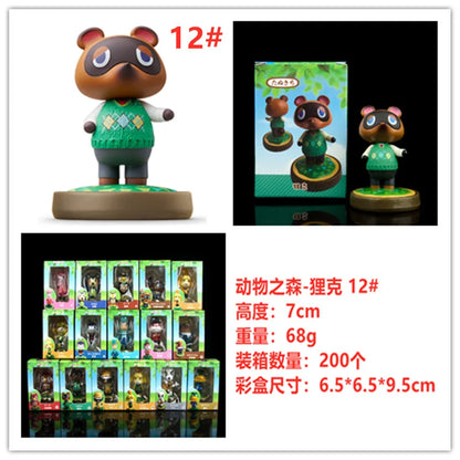 16th Edition Animal Crossing Friends Friendship Family Portrait Figure Set - Shiri Hikari Game Anime Figure Set Good Vibrations