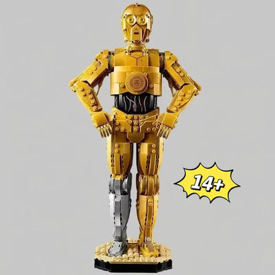 2025 NEW 75398 1140pcs C-3PO Droid Model Building Blocks Bricks DIY Assembly Home Decor Toys for Children Boy Christmas Gifts