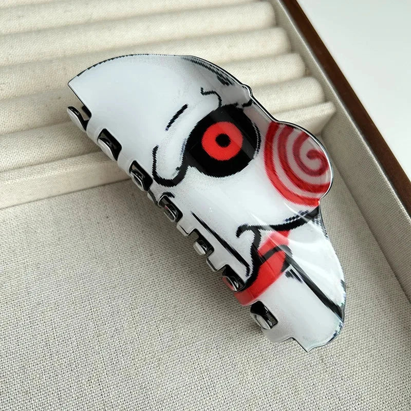 Halloween Hair Accessories Ghost Hair Clip for Women Girls Red Horns Hairpin Skull Claw Y2K Gothic Hair Jewelry 2023 New HangZhi Good Vibrations