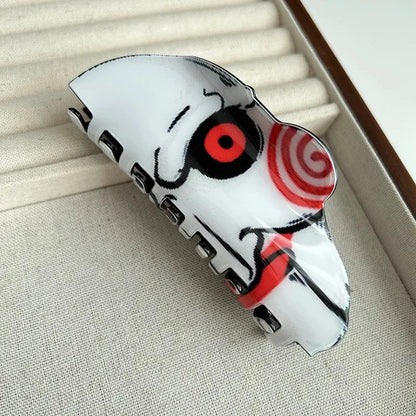 Halloween Hair Accessories Ghost Hair Clip for Women Girls Red Horns Hairpin Skull Claw Y2K Gothic Hair Jewelry 2023 New HangZhi Good Vibrations