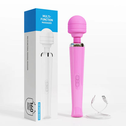 Powerful Magic Wand Vibrator for Women Big AV Body Massager G Spot Clitoris Stimulator USB Charging Adult Sex Toys for Woman Good Vibrations Adult Super Store