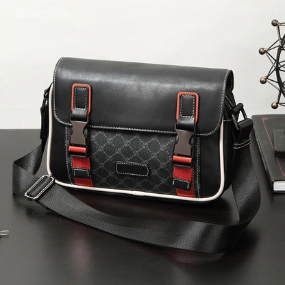 Designer Crossbody Bag Casual Messenger Bag for Men Bags Business Work Man Shoulder Bag Luxury Brand Sling Bags Leather Male Bag Good Vibrations