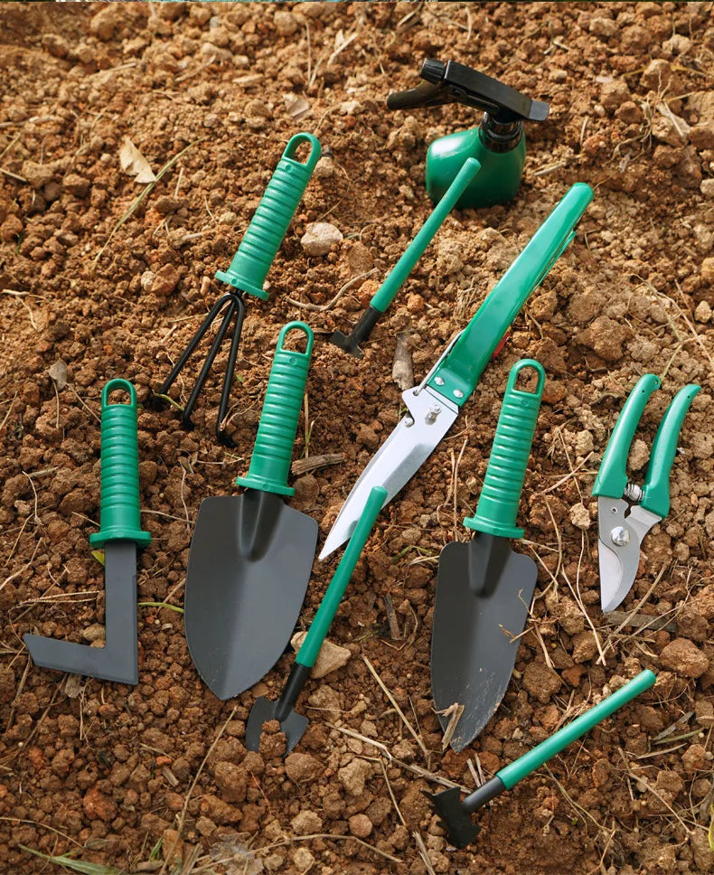 Garden tool set, gardening gift 10 pieces of plant hand tool set, suitable for women and men gardeners Good Vibrations