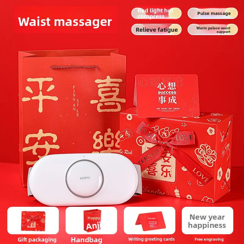 Men's birthday gift for boys, boyfriend, husband, dad, high-end gift box, waist massager, eye sunglasses. Good Vibrations