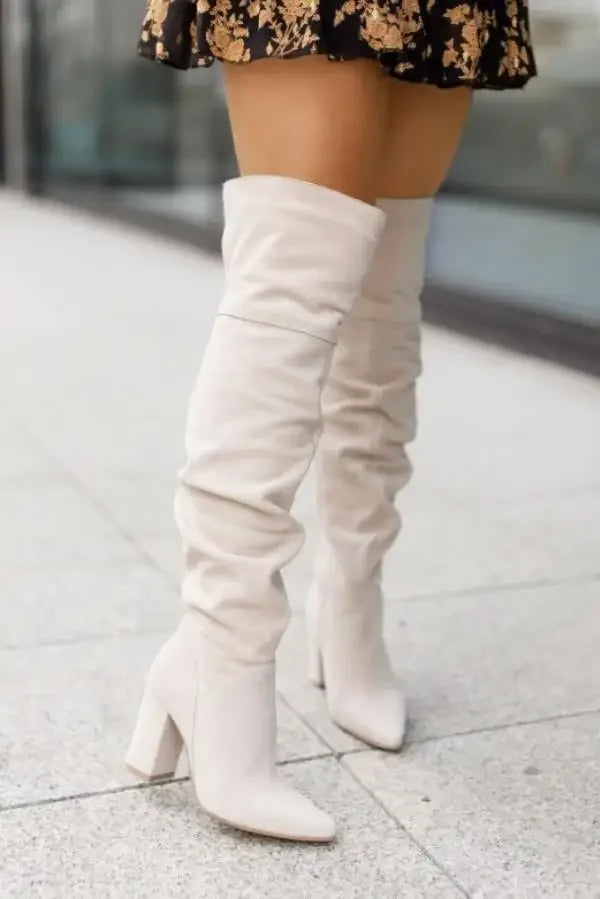 Women's Boots Autumn Winter Footwear Boots-Women Pointe Shoes Luxury Designer Sexy Thigh High Heels High Sexy 2024 Large Size P Good Vibrations