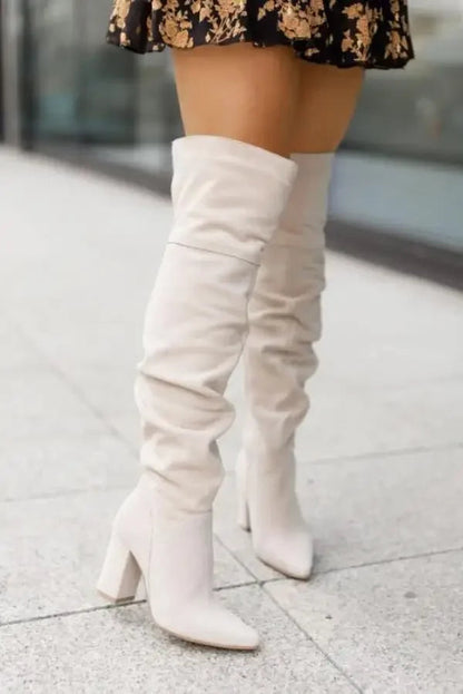 Women's Boots Autumn Winter Footwear Boots-Women Pointe Shoes Luxury Designer Sexy Thigh High Heels High Sexy 2024 Large Size P Good Vibrations