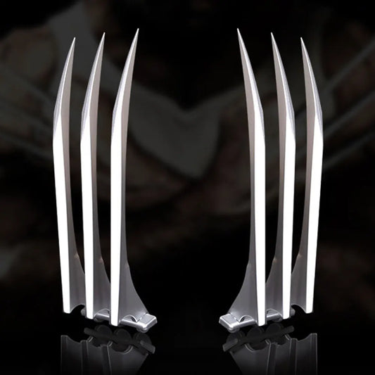 2pcs/pairs 25cm Movie Wolverine Accessory Sets 1:1 Cosplay Prop Hard Logan Blade Claws Paw Safety Halloween Gift Toy Role Play Good Vibrations