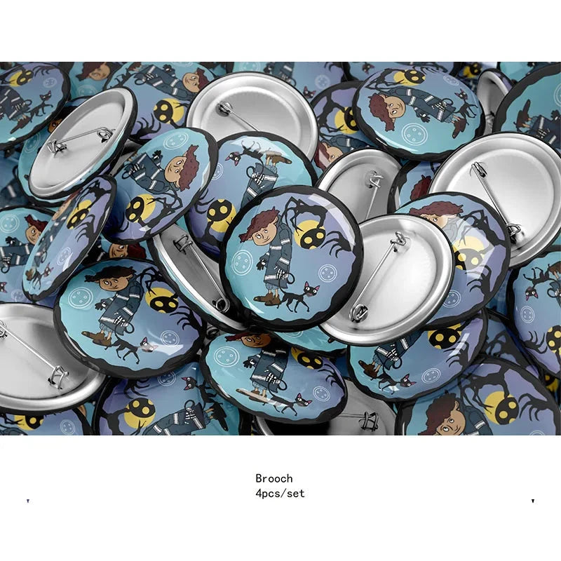 Coraline Birthday Party Decorations Supplies Coraline Balloons Decoration Happy Birthday Disposable Tableware Paper Party for Ki Good Vibrations