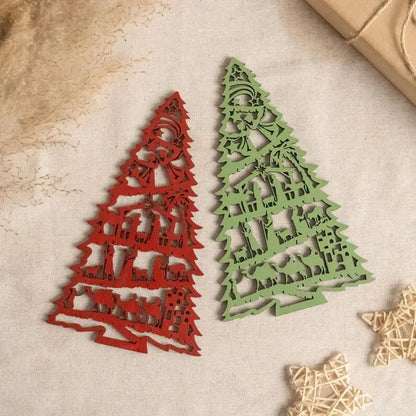 Nativity Christmas Tree with Stand Jesus Birth Story Display Beautiful Christian Holiday Decor for Home Nativity Scene Christmas Good Vibrations