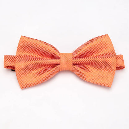 Men Bowties Solid Color Butterfly Wedding Necktie for Boys Girls Candy Bowknot Accessories Plaids Multicolor Adjust Neck Bow Tie Good Vibrations