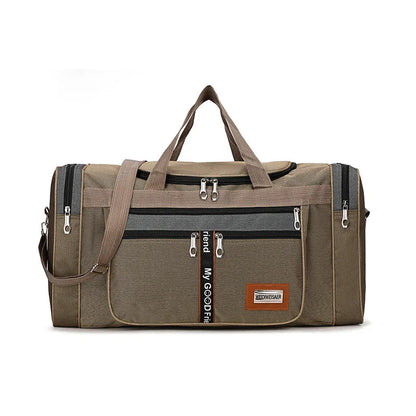 Travel Bag Large Capacity Handbag Portable Outdoor Carry Luggage Convenient Practical Male's Weekend Duffle Bags Good Vibrations
