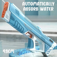 Children Full Automatic Water Gun Toys Summer Outdoor Pool Fight Games Induction Absorb Water Electric Waterguns for Kids Gifts Good Vibrations