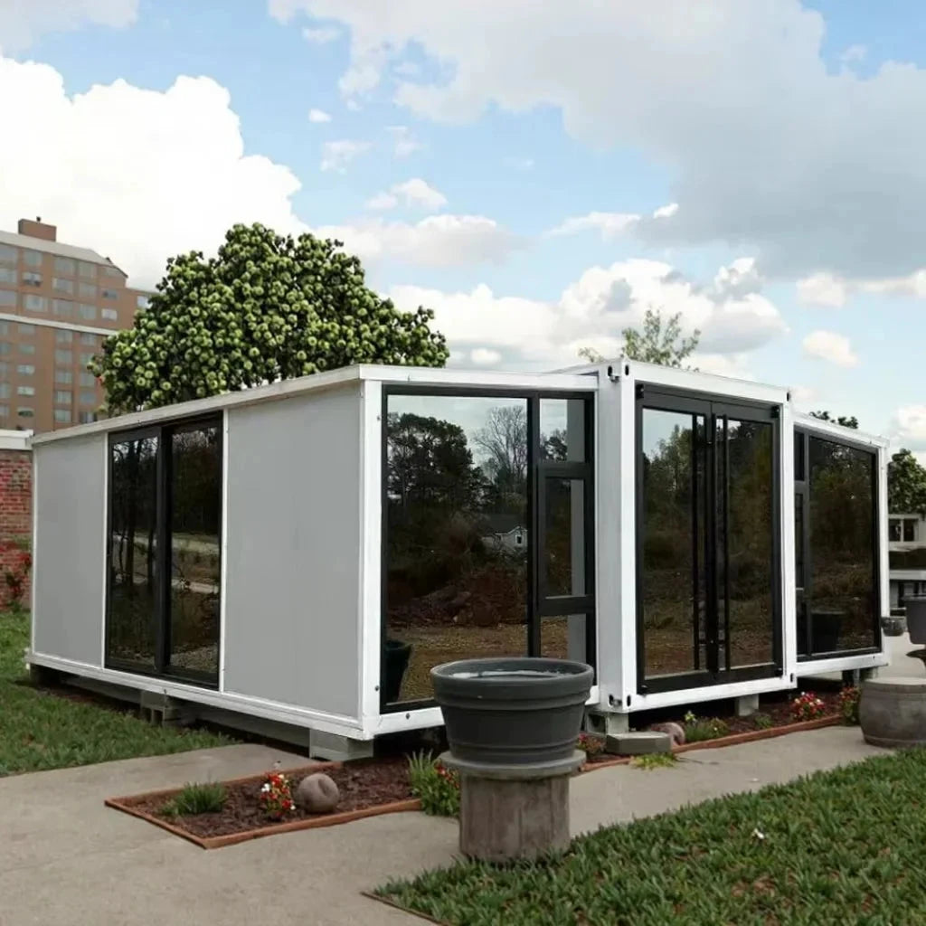 Double Storey Container House Modular House Design 20ft 40ft Custom 2/3/4 Bedrooms for Work Office Warehouse Portable House Good Vibrations
