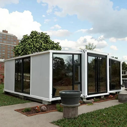 Double Storey Container House Modular House Design 20ft 40ft Custom 2/3/4 Bedrooms for Work Office Warehouse Portable House Good Vibrations