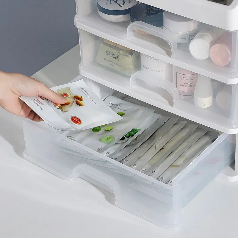 Make Up Case Jewelry Container Box Makeup Organizer Drawers Plastic Cosmetic Storage Box Makeup Brush Holder Organizers Good Vibrations
