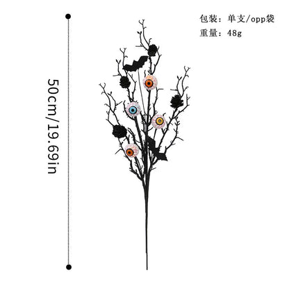 2026 Festival Party Decor Banquet Mini DIY Flower Branch for Halloween Christmas Thanksgiving Day Wedding Party Decorations 1pc Good Vibrations