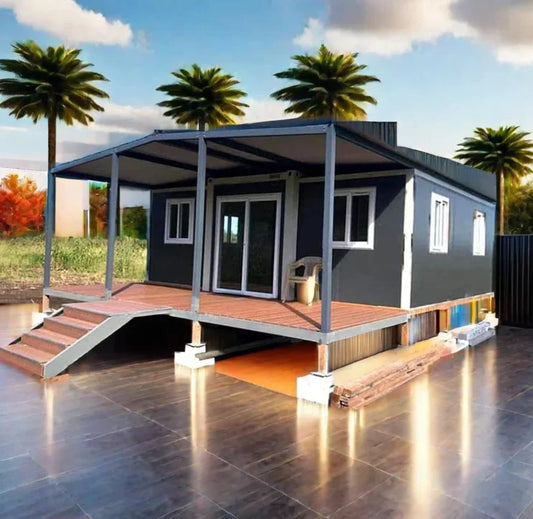 Customized 20ft Luxury Boxable Container House 40ft Expandable Modern Office Mall Design for Hotels and Home Use Good Vibrations