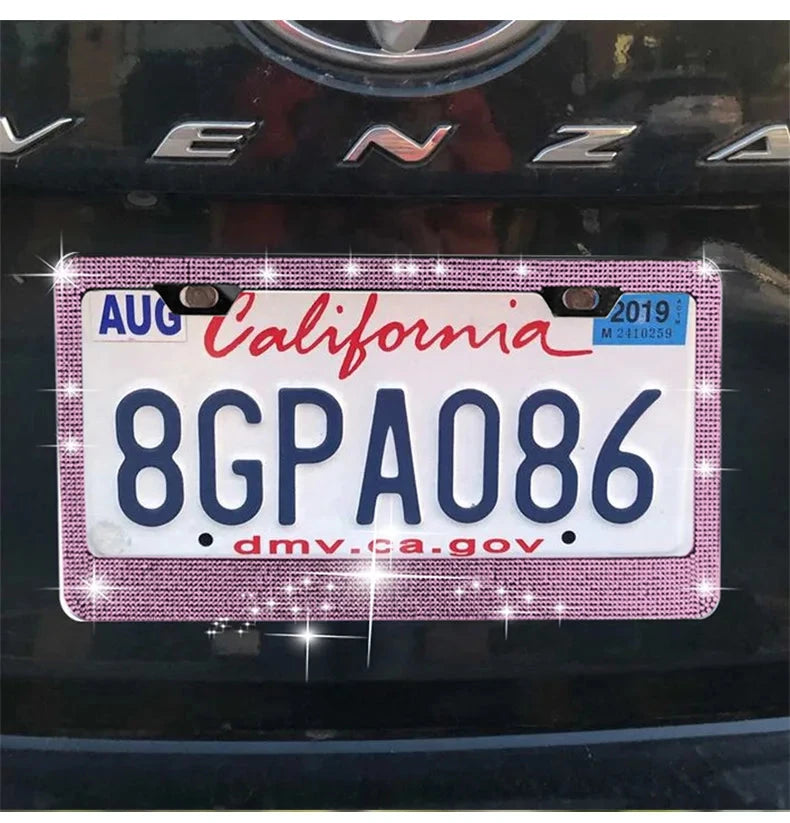 Automotive accessories embedded with pink diamonds, rhinestone interiors, essential car products - a variety of choices Good Vibrations Adult Super Store