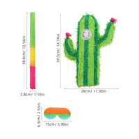 Green Cactus Toys Creative Pinata Party Decorations Bridal Shower Fiesta Mexico Event Bulk Mini Pinatas Cactus Decorations Large Good Vibrations