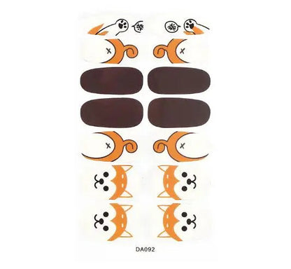 Nail Stickers DIY Decals For Nail Art Wraps Women Beauty Full Cover Nail Manicures Decorations Uñas Postizas Press On Nails Good Vibrations