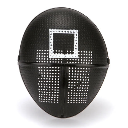Halloween Cosplay Disguise Masks Triangle Circle Square Mask Black Full Face Mask Film Theme Costume Supplies Good Vibrations