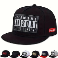 European and American cross-border hot three-dimensional letter printing baseball hat flat brim hip-hop hat street Good Vibrations