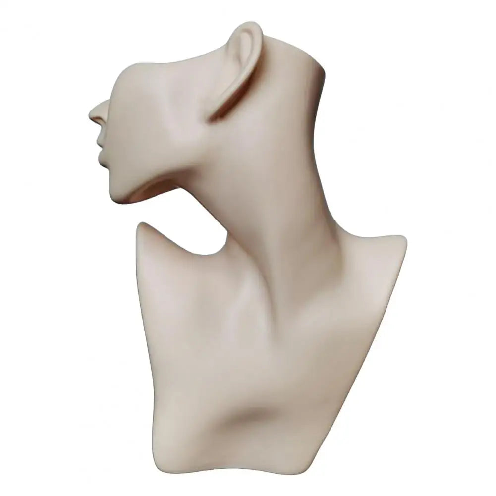 Head Model Face Mannequin Head Jewelry Display Stand Necklace Earring Display Bust Mannequin Head Stand Shop Jewelry Organizer