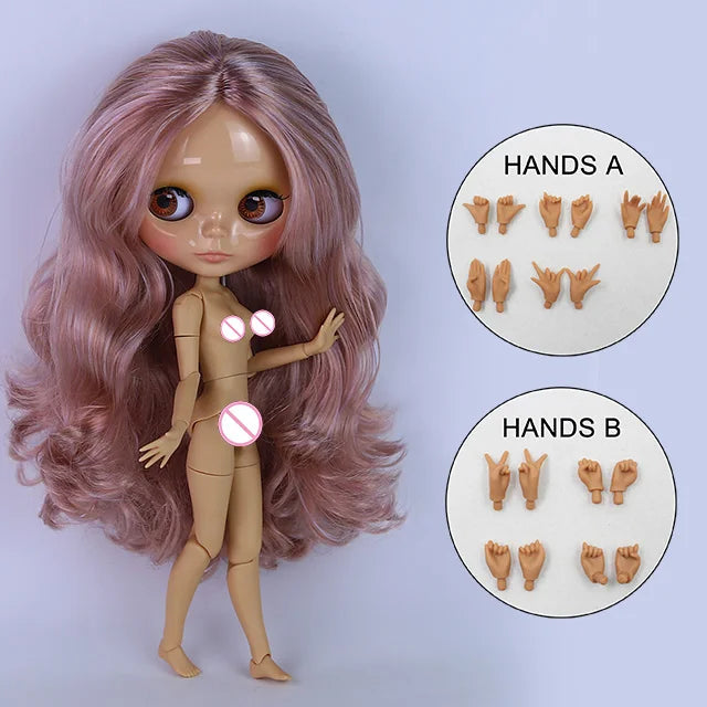 ICY DBS blyth doll 1/6 bjd toy joint body white skin shiny & matte face 30cm on sale special price toy gift anime doll Good Vibrations