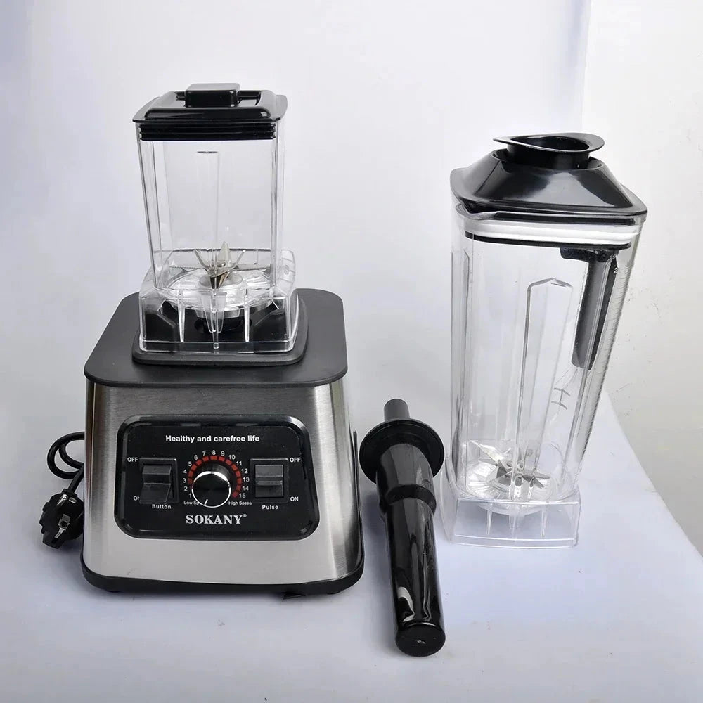Houselin 6000W Powerful Blender, Smoothie Maker Table Blender with 2.5L Container, Professional Blender Mixer for Ice,Nut,Fruit Good Vibrations