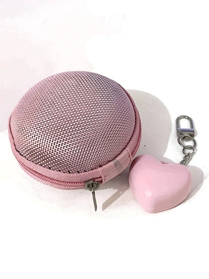 Portable Pink Heart Smoking Set Storage Travel Bag 9pcs Round Case for Smoking 9pcs Good Vibrations Adult Super Store