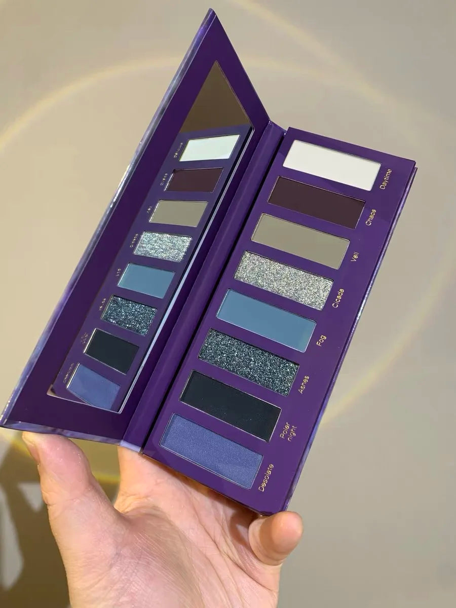 Narimi 10 Color Highly Pigmented Eyeshadow Palette Matte Shimmer Easy Halo-dye Eye Shadow Long Lasting Natural Colors Eye Makeup Good Vibrations