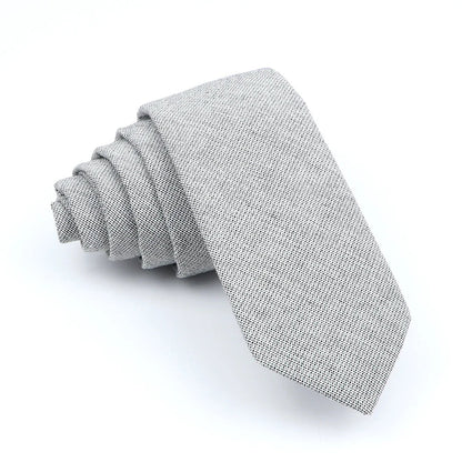 Wed Cotton Tie Solid Color Necktie For Man Woman Blue Pink Yellow Skinny Slim Ties Fashion Wedding Party Gifts Men Accessories Good Vibrations
