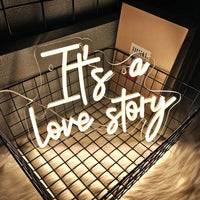 Neon Wedding Sign, Led Letter Lights Used For Valentine'S Day Party, Wedding Background Aesthetic Decor, Usb Power Supply Light Good Vibrations