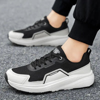 New Men's Wide  Women's Shock Absorption Sports Sneakers Comfortable Breathable Mesh Lining  Lightweight Rebound Running Shoes Good Vibrations