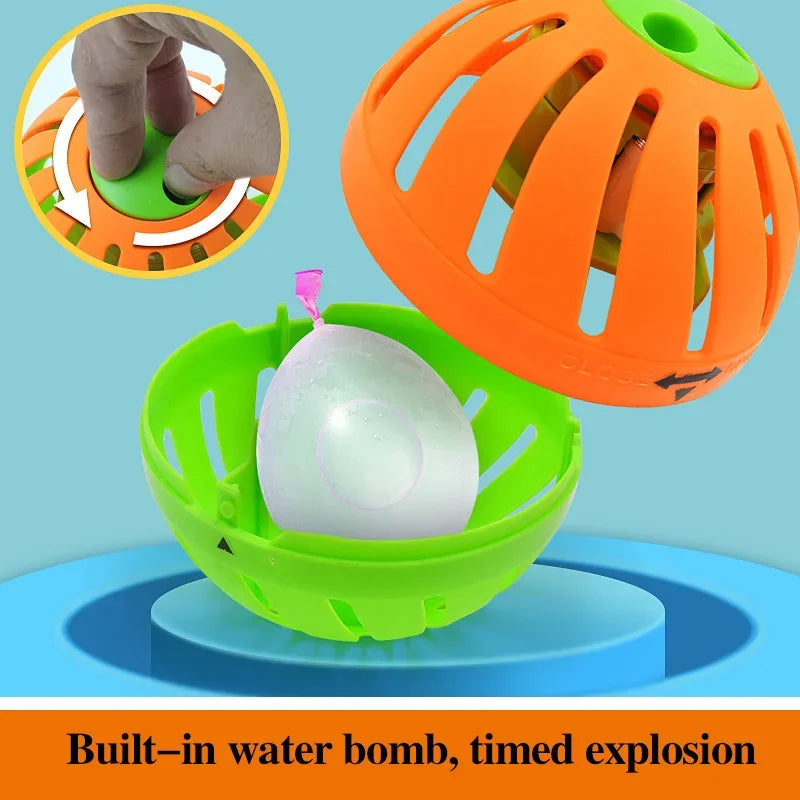 Slow Soak Timer Water Bombs 30 Pack Soft Splash Balloons for Kids Pool Party Outdoor Water Games Good Vibrations