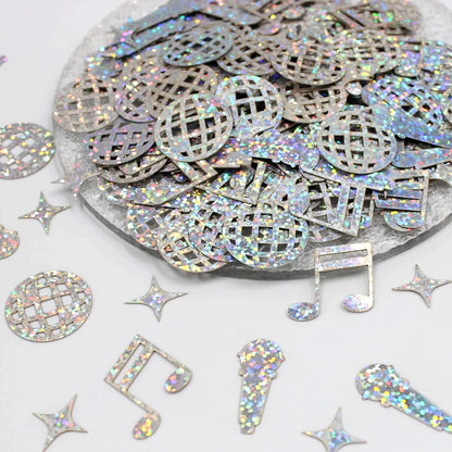 1 Set Disco-Themed Confetti & Glitter Disco Ball Party Decorations — Ideal for Disco, Birthday, and Music-Themed Parties Good Vibrations