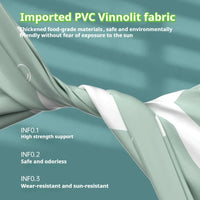 Inflatable Swimming Pool with Water Slide for Backyard Garden Party Foldable Kids Adults Family Pools PVC Swimming Pools Good Vibrations