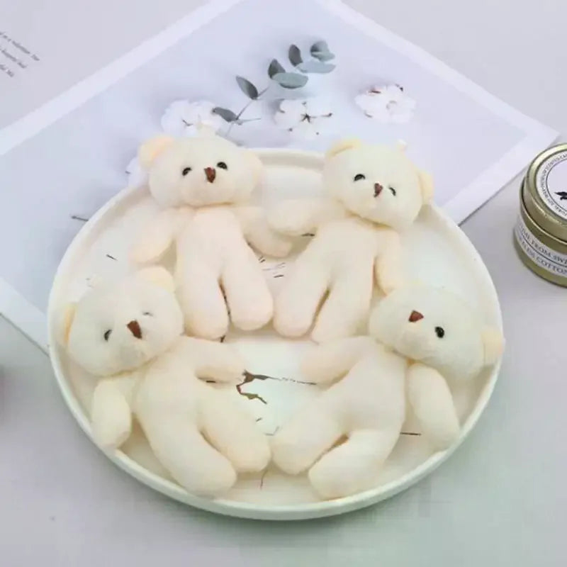 10/12/18/20Pcs Birthday Wedding Party Favors Supplies DIY Accessory Mini Cute Cartoon Plush Bear Girl Gift Doll Toys Good Vibrations