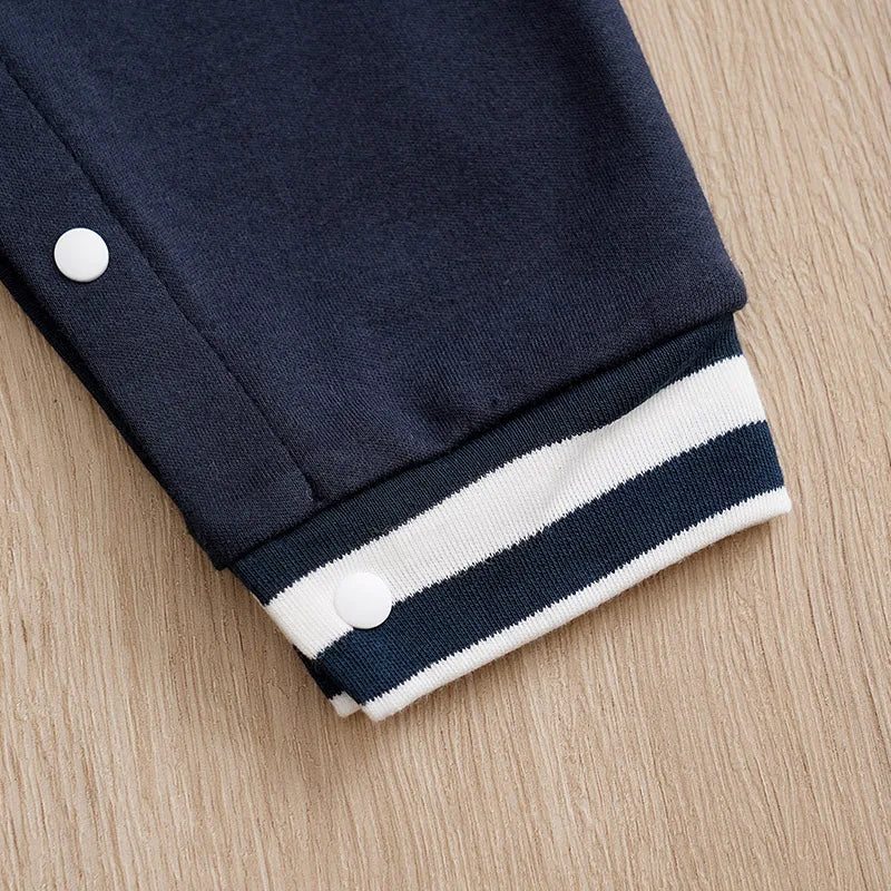 Newborn Baby Baseball Clothes 0 3 6 9 12 Months Boston Cotton Long Sleeve Footies Toddler Boy Clothes Kids Jumpsuit Pyjama Bebe Good Vibrations