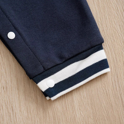 Newborn Baby Baseball Clothes 0 3 6 9 12 Months Boston Cotton Long Sleeve Footies Toddler Boy Clothes Kids Jumpsuit Pyjama Bebe Good Vibrations