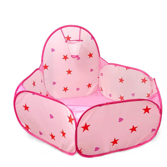 Toy Tent Cartoon Play Game House Ball Pool Pits With Basket Sport Portable Foldable Outdoor Educational Toys For Children Kids Good Vibrations