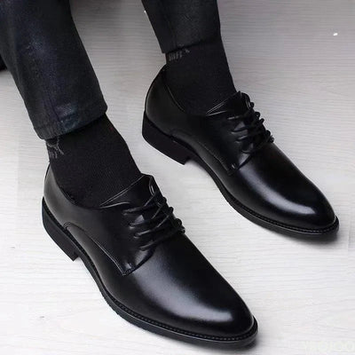 2025 new Fashionable versatile Men Shoes Heightening Shoes Spring  British Casual Business flats Casual comfortable Shoes