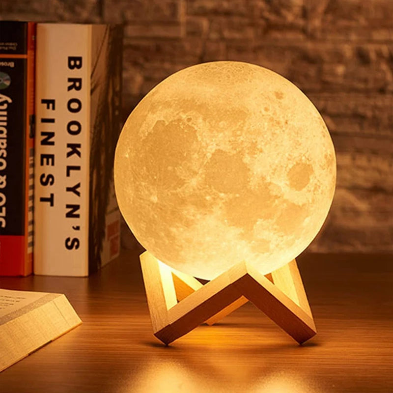 Book Light LED Moon Light Galaxy Light, Moon Night Light, Girl, Boy, Child Birthday Gift, Bedroom Decoration Indoor lighting Good Vibrations