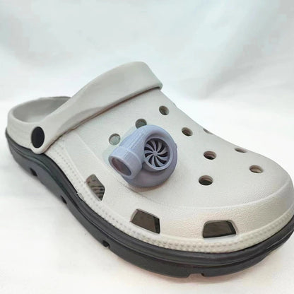 Funny turbo charms for Crocs Comedy Accessories Release Your Toes Friends Gift Good Vibrations