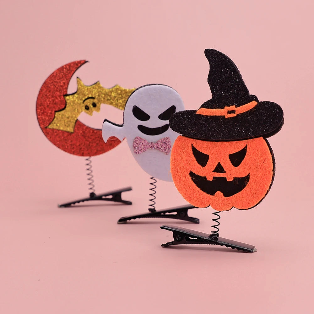 Halloween Styling Hair Accessories Skeleton Claw Hair Clip For Women Girls Accessories Skull Horror Zombie Punk Rock Hairpins Good Vibrations