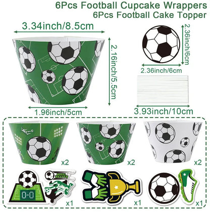 Football Party Disposable Tableware Boys Kids 1st Birthday Party Decorations Sports Soccer Theme Birthday Party Supplies Decor Good Vibrations