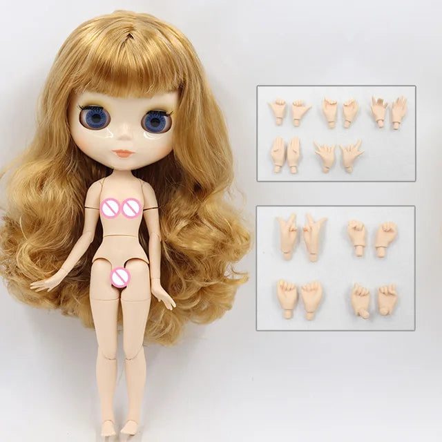 ICY DBS blyth doll 1/6 bjd toy joint body white skin shiny & matte face 30cm on sale special price toy gift anime doll Good Vibrations
