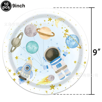 4D Standing Astronaut Spaceman Balloons Rocket Foil Balloons Kids Toys Baby Shower Outer Space Themed Birthday Party Decorations Good Vibrations