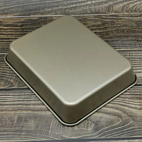 Bakeware Nonstick Bottom Rectangular Cake Pan Multipurpose Quick Release Cake Bread Toast Baking Pan Multiple Sizes Even Heating Good Vibrations